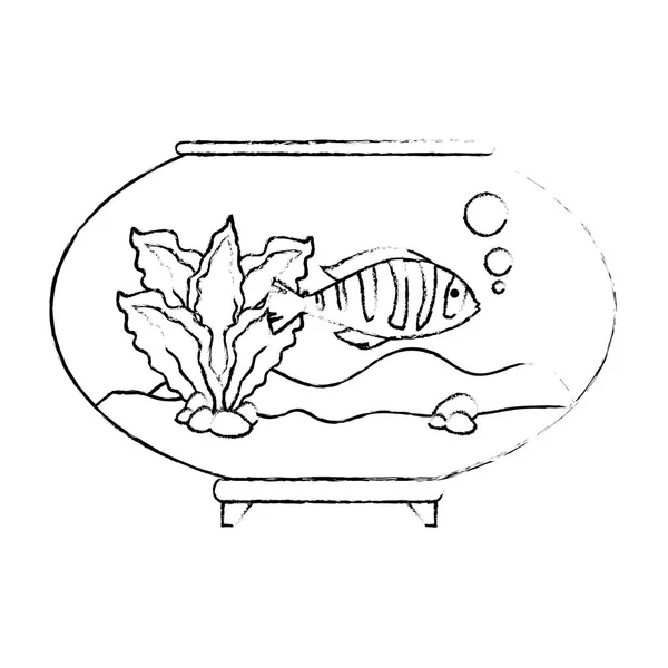 Аквариумная аквариумная аквариум — стоковый вектор