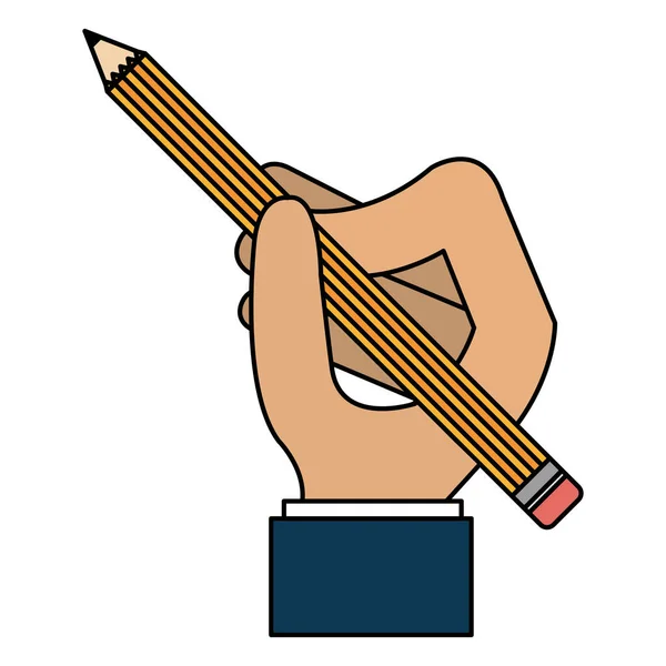 Kézírás ceruzával — Stock Vector