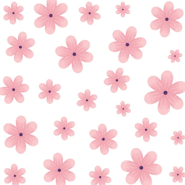 Lindo flores patrón decorativo — Vector de stock