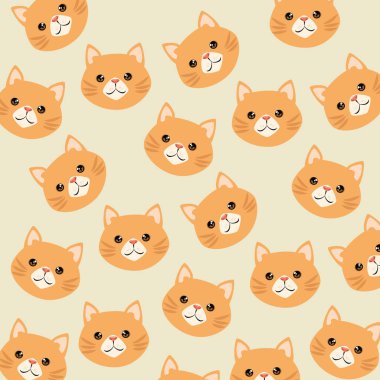 sevimli kediler başlıkları desen karakterleri