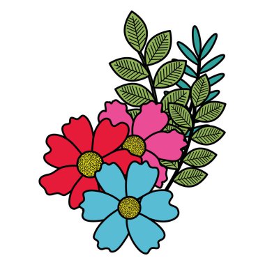 çiçek ve Bahçe dekoratif yaprakları