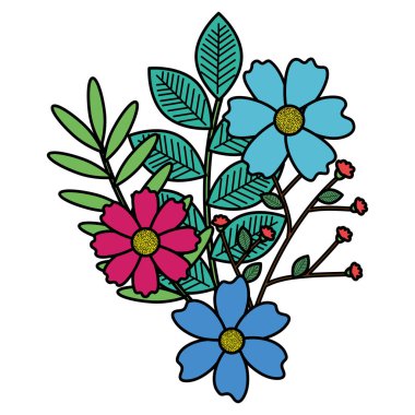 çiçek ve Bahçe dekoratif yaprakları