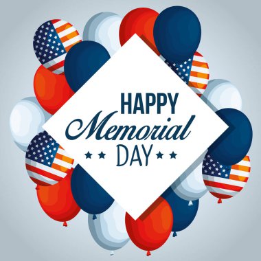 abd balonlar bayrak dekorasyon u