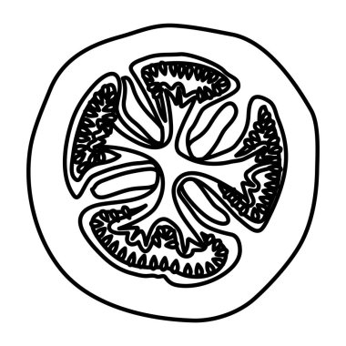 domates dilim sağlıklı gıda taze