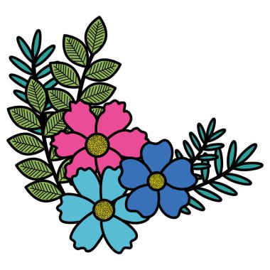 çiçek ve Bahçe dekoratif yaprakları