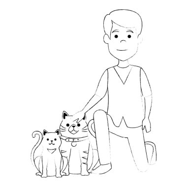 kediler avatar karakteri ile veteriner doktor