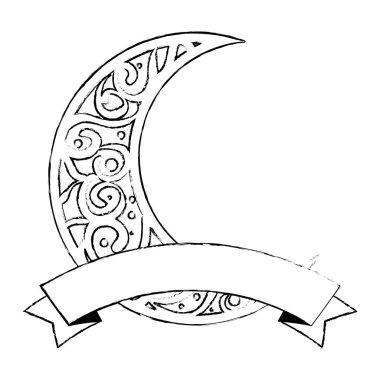 ramazan kareem ay dekoratif