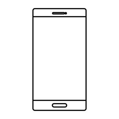 akıllı telefon cihaz teknolojisi simgesi vektör illüstrasyon