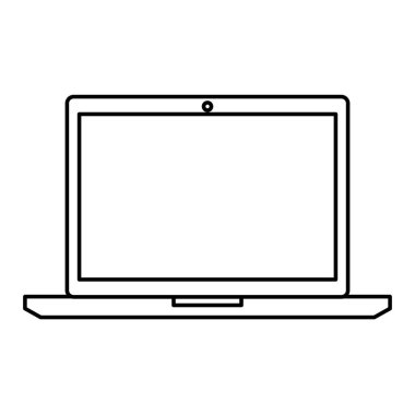 dizüstü bilgisayar aygıtı teknoloji simgesi