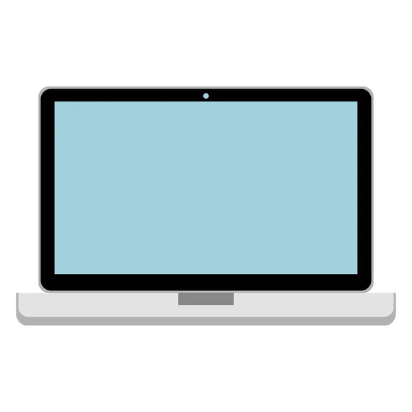 Dispositivo de computador portátil ícone isolado — Vetor de Stock