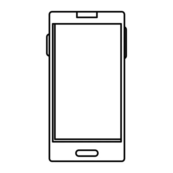 스마트폰 기기 기술의 고립된 아이콘 — 스톡 벡터