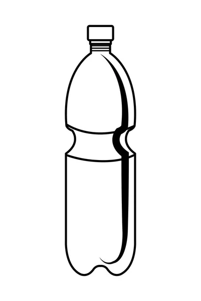 Botella de plástico reciclar icono vector ilustración — Vector de stock