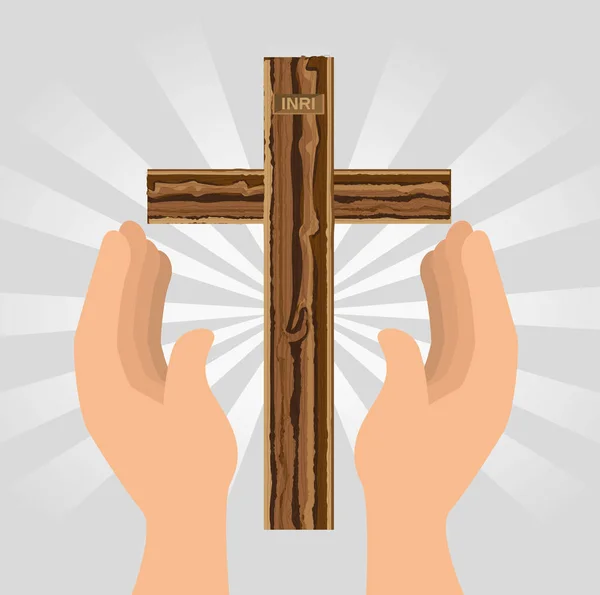 Ježíš Kristus náboženský charakter — Stockový vektor