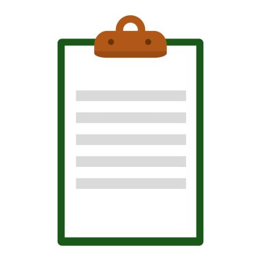 pano denetim listesi belge yalıtılmış simgesi