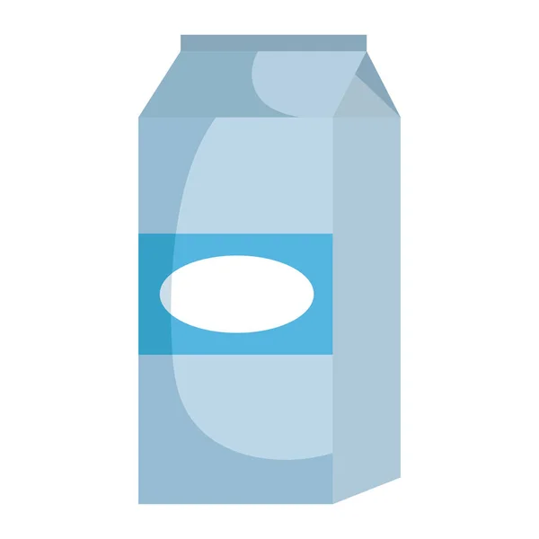 Illustrazione vettoriale dell'icona del prodotto della scatola del latte — Vettoriale Stock