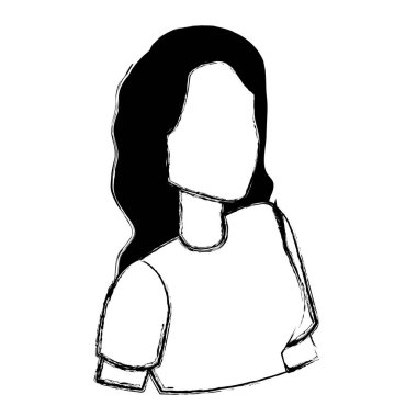 güzel ve genç kadın karakter