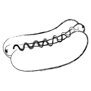 taze ve lezzetli sıcak köpek