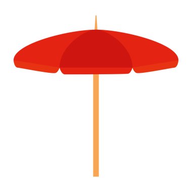 plaj şemsiyesi açık yaz simgesi