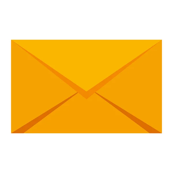 Envelope mail enviar ícone isolado — Vetor de Stock
