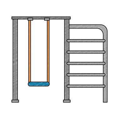 swing park oyun alanı asılı