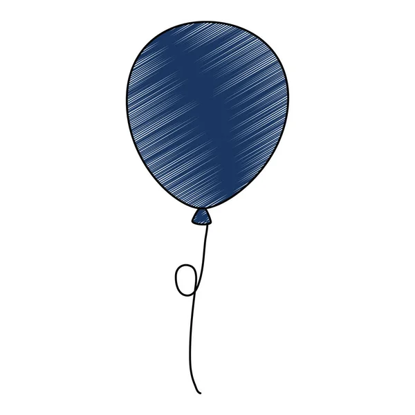 Вечірка повітряна куля прикраса — стоковий вектор