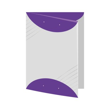 el ilanı kağıt baskı simgesi vektör illüstrasyon