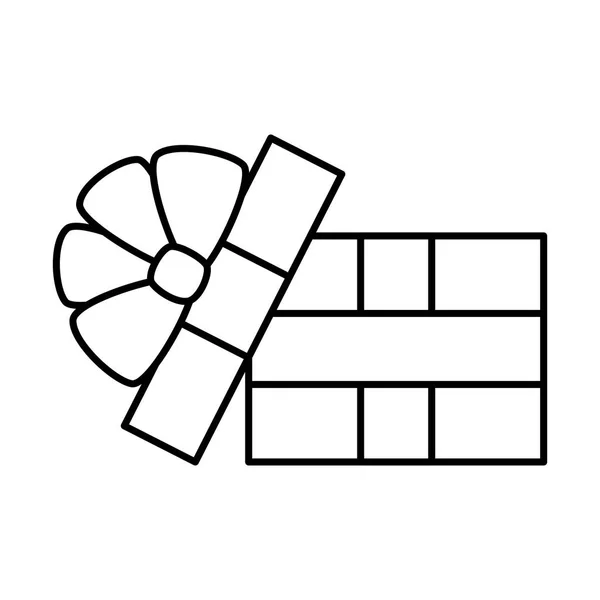 선물 상자 현재 오픈 아이콘 — 스톡 벡터