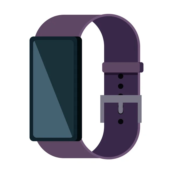 Illustrazione vettoriale del dispositivo di tecnologia indossabile smartwatch — Vettoriale Stock