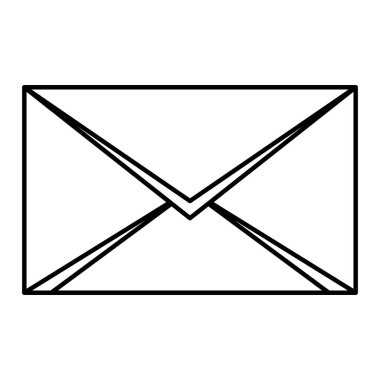 zarf posta gönderimi izole edilmiş simge