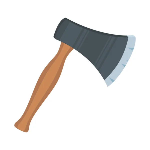 Ax tool camping ausrüstung icon — Stockvektor