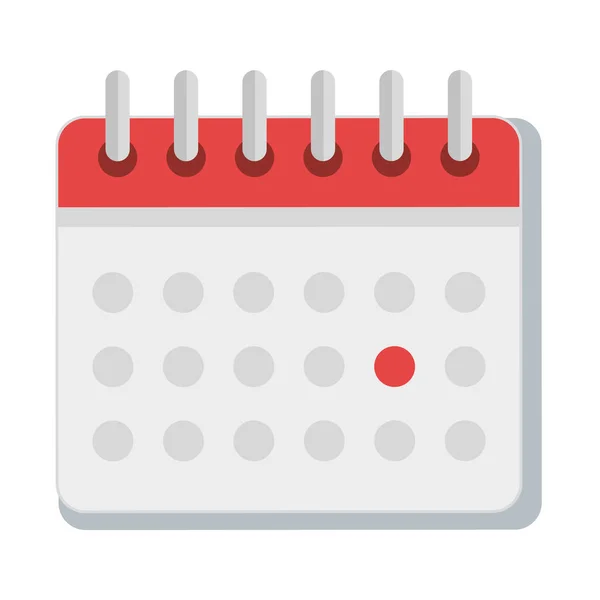 Εικονίδιο ημερομηνίας υπενθύμισης ημερολογίου εικόνα διάνυσμα — Διανυσματικό Αρχείο
