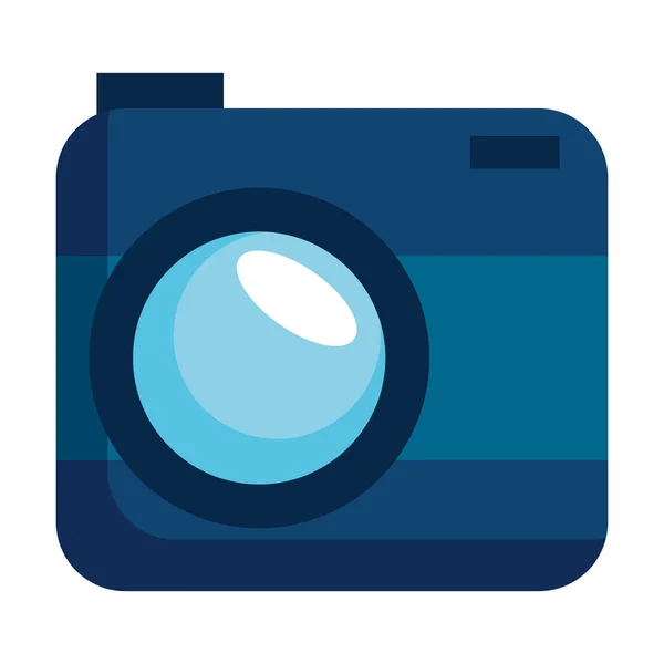 Camera fotografische technologie apparaat pictogram — Stockvector