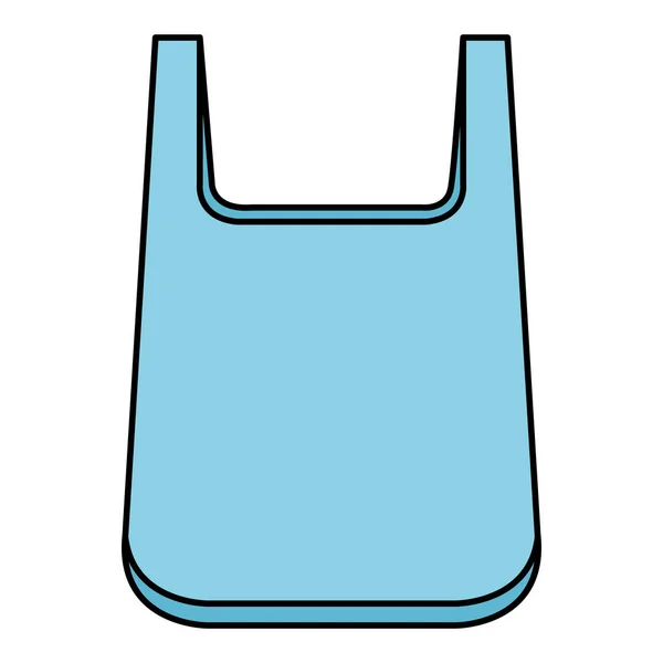 Πλαστική σακούλα στοιχείο ανακύκλωσης φορέα απεικόνιση — Διανυσματικό Αρχείο