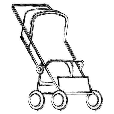 sepeti bebek izole simgesi