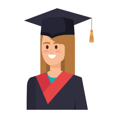 Genç bayan öğrenci karakter olarak mezun oldu