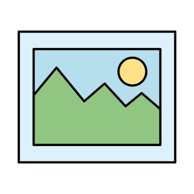 resim dosya biçimi simgesi vektör illüstrasyon