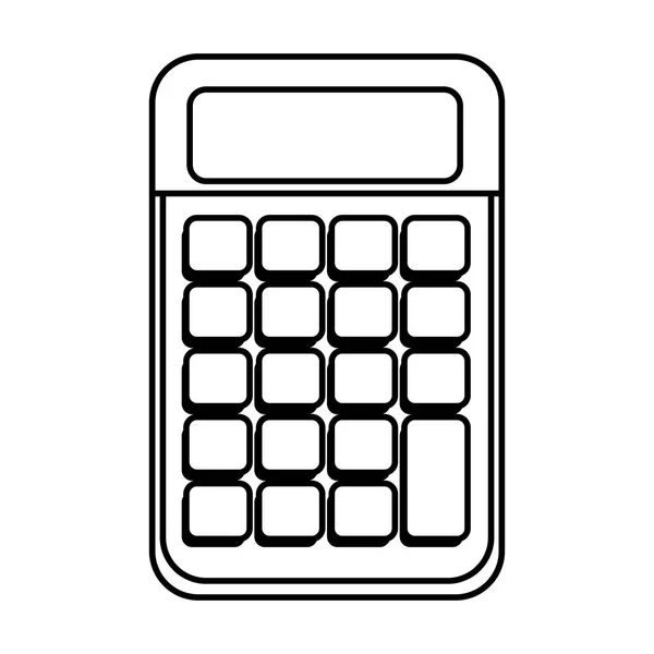 计算器数学数字装置图标 — 图库矢量图片