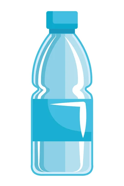 Bottiglia di plastica riciclare icona vettoriale illustrazione — Vettoriale Stock