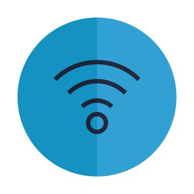 dalgalar wifi sinyal izole simgesi