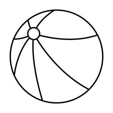 plaj balonu plastik oyuncak simgesi