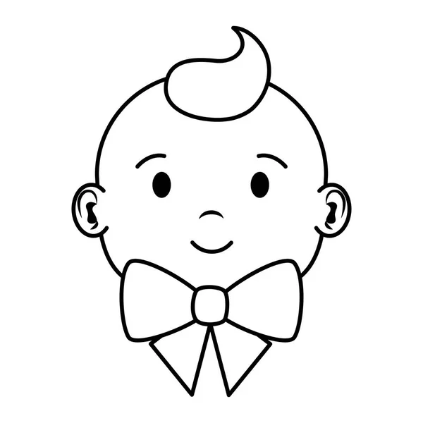 Mignon petit garçon personnage — Image vectorielle