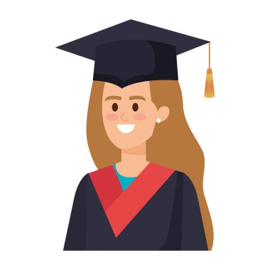 Genç bayan öğrenci karakter olarak mezun oldu