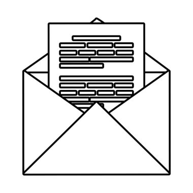 zarf posta sosyal medya simgesi