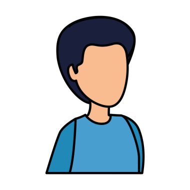 Sevimli genç kadın Avatar karakteri