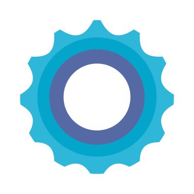 dişli makine ayarları izole edilmiş simge