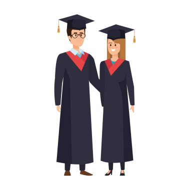 Genç çift karakterleri mezun etti