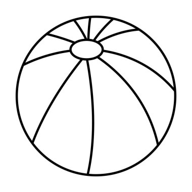 balon plaj plastik oyuncak simgesi