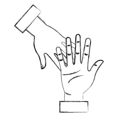 eller insan dokunaklı simgesi