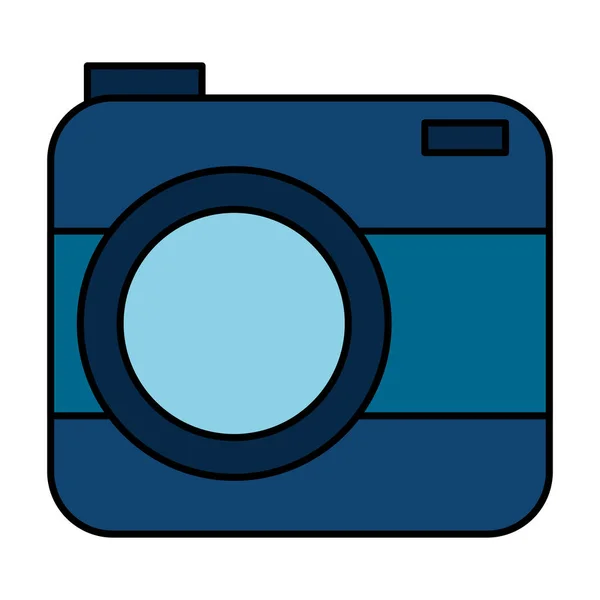 Kamera fotografische Technologie Gerät Symbol — Stockvektor