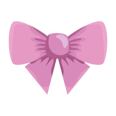 sevimli yay dekoratif izole simge